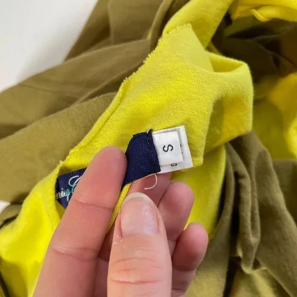 Opening Ceremony Sleeveless Mini Dress Womens S Yellow Green V-Neck - Picture 3 of 6